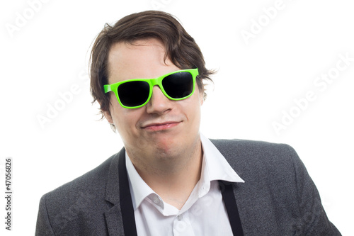 Cool Guy With Sunglasses Stock Photo | Adobe Stock
