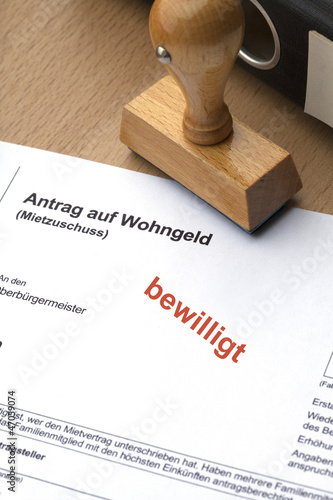 Wohngeld Antrag