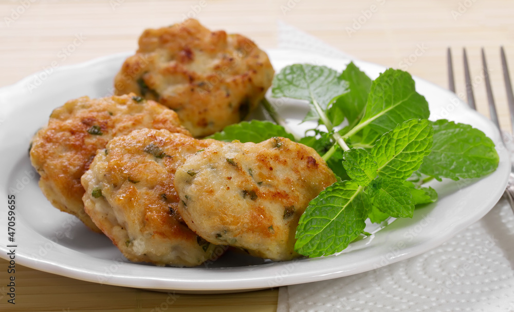 Hamburgers with mint Hamburgers with mint