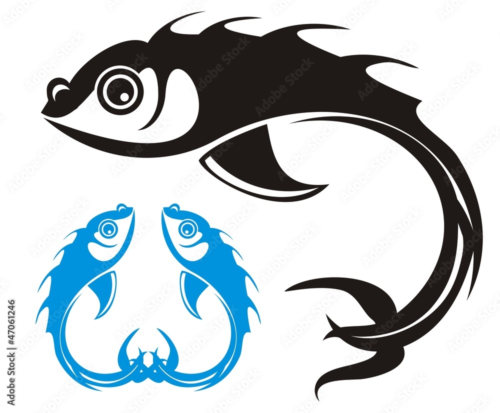 Fish symbols Fish symbols