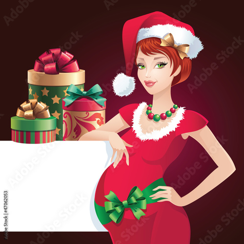 Christmas message banner