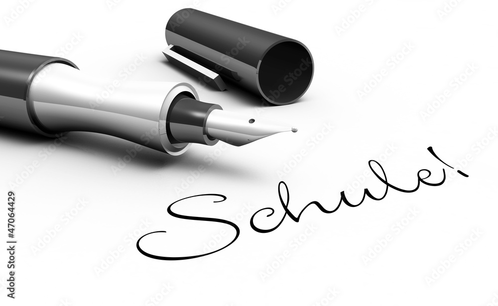 Fototapeta premium Schule! - Schrift Konzept