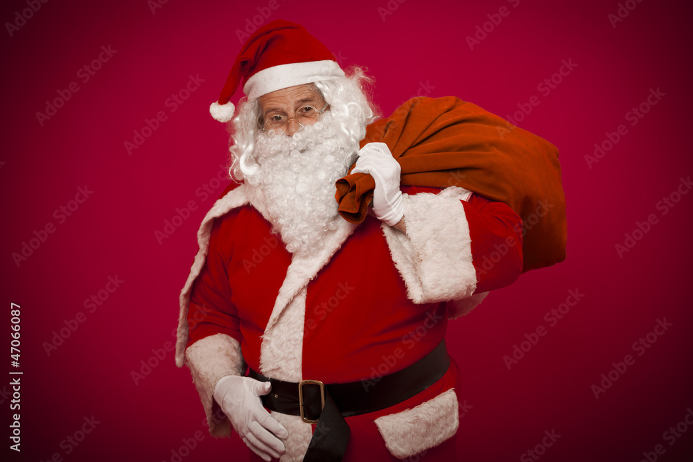 Pere Noel avec sac Pere Noel avec sac