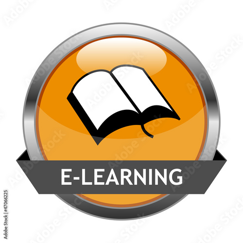 Vector Button E-Learning