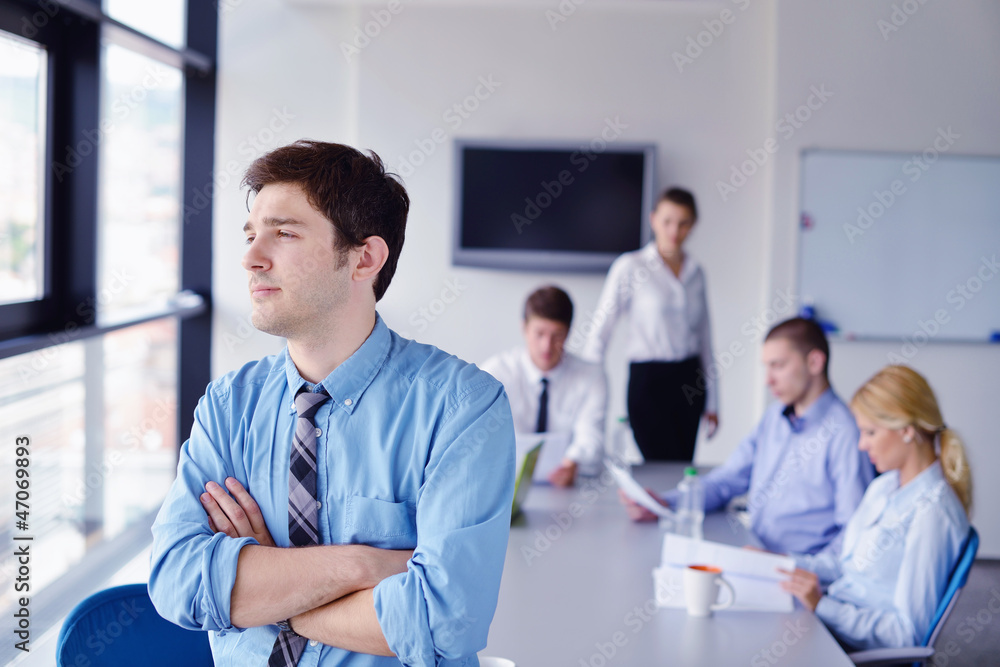 business people in a meeting at office business people in a meeting at office