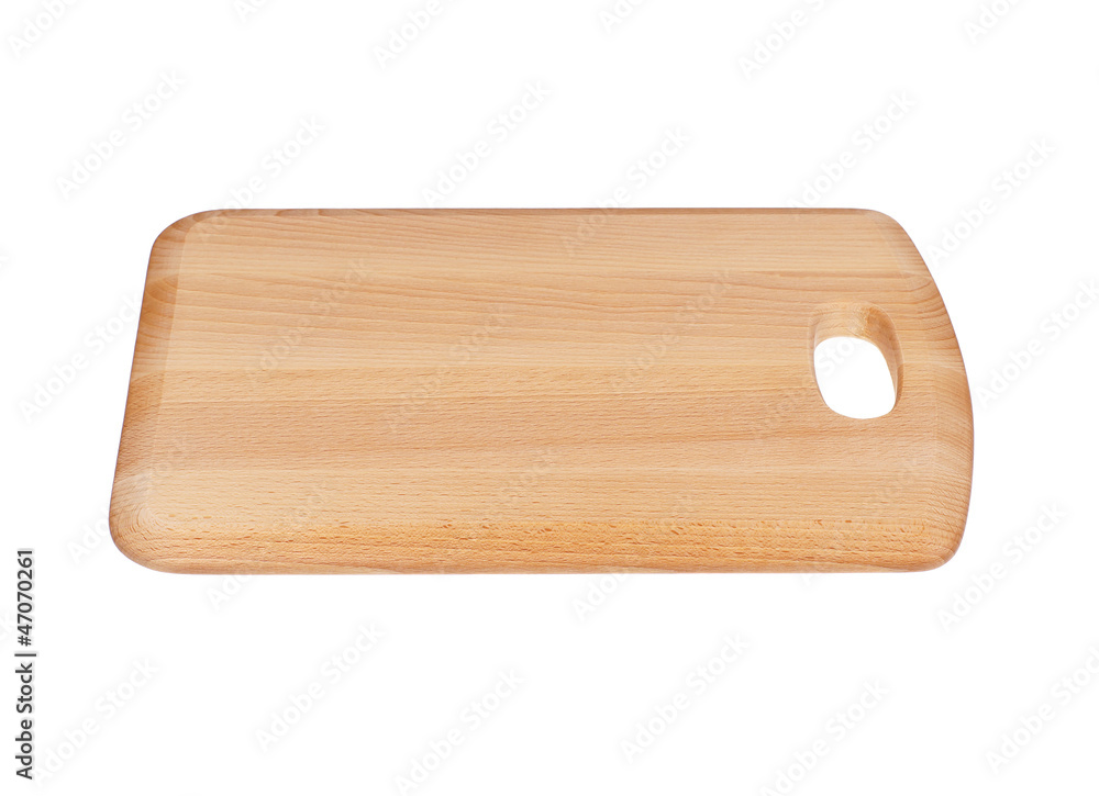 Wooden Chopping Board Isolated on White Wooden Chopping Board Isolated on White