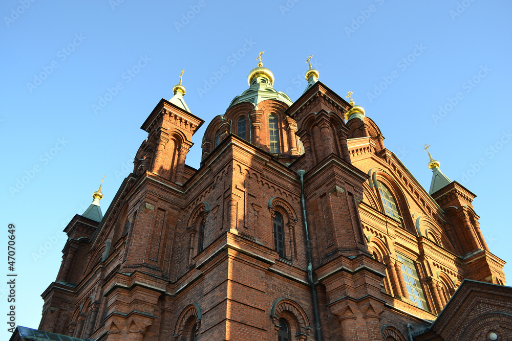 Fototapeta premium Uspenski Cathedral in Helsinki Finland