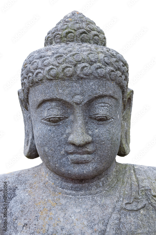 Stone head of Buddha. Stone head of Buddha.