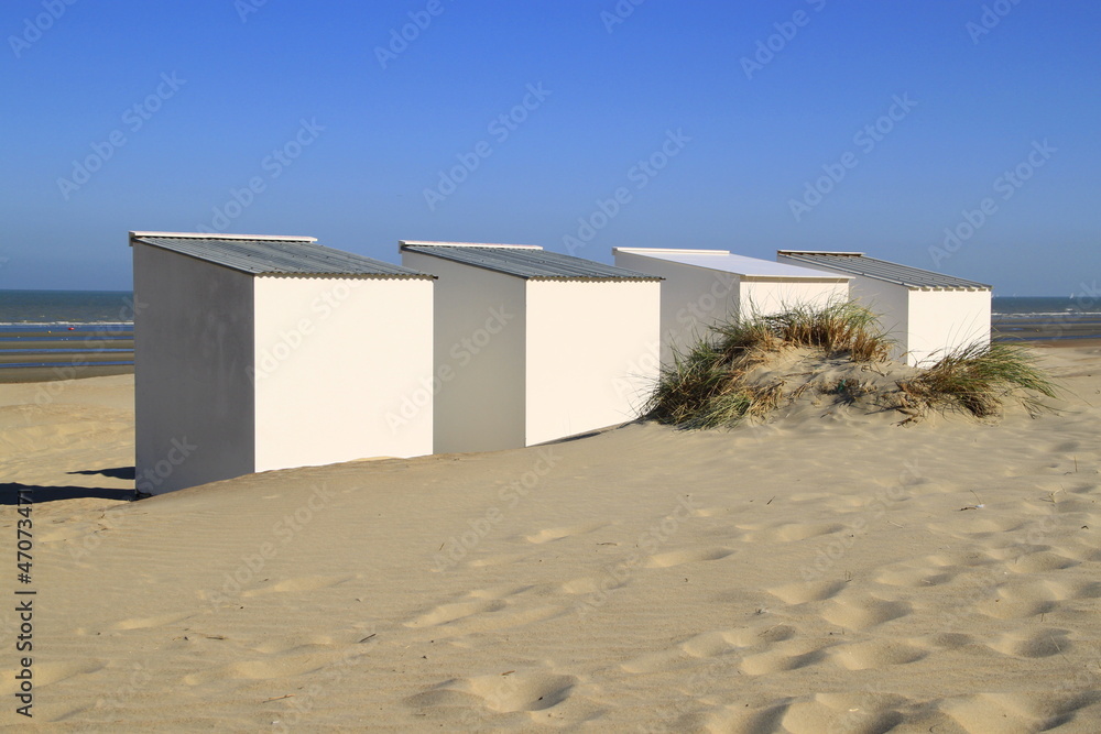 Strandhütten bei Oostduinkerke Strandhütten bei Oostduinkerke