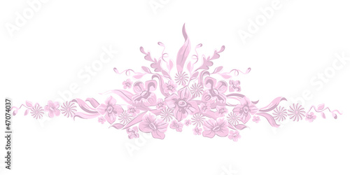 Floristics. Bouquet of flowers
