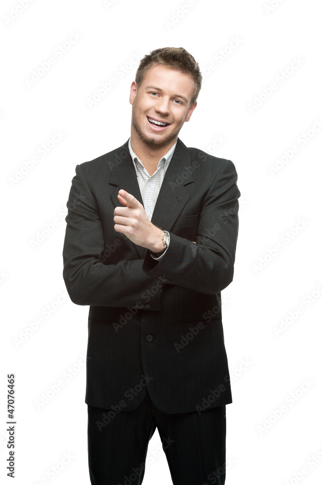 young successful smiling businessman young successful smiling businessman