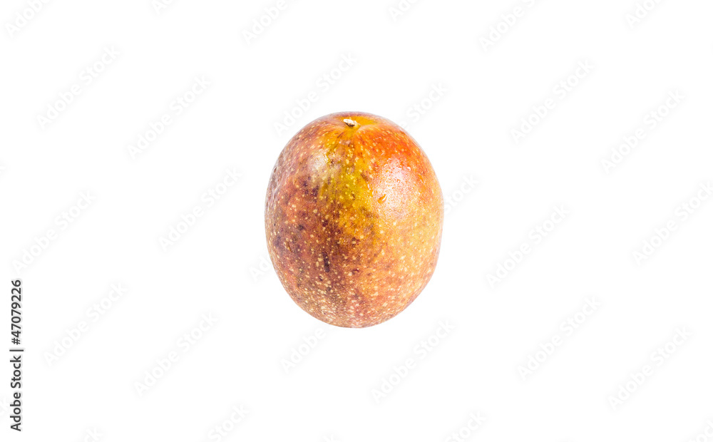 Fototapeta premium passion fruit isolated on white background,with clipping path