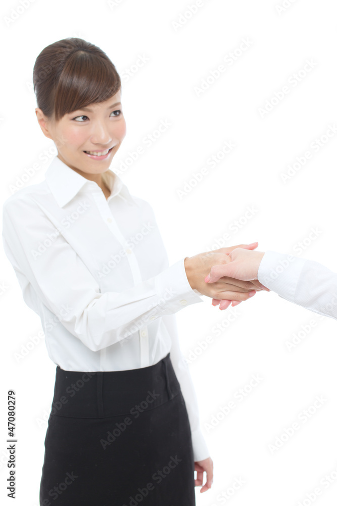 Beautiful asian businesswomen on white background Beautiful asian businesswomen on white background