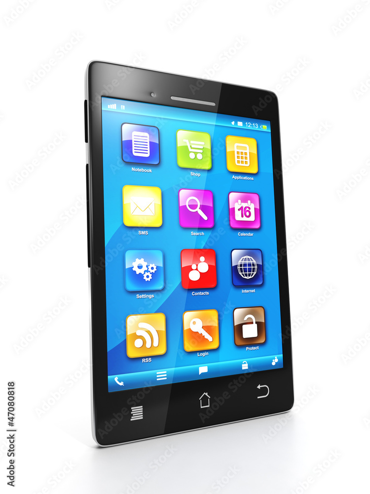 Mobile phone and mobile group of icons. Create applications for Mobile phone and mobile group of icons. Create applications for