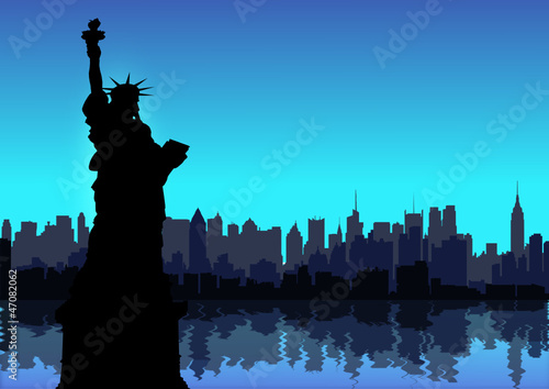 New York City. vector file photo