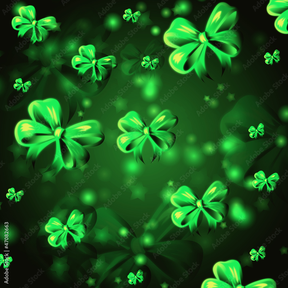 abstract background with green ribbons abstract background with green ribbons