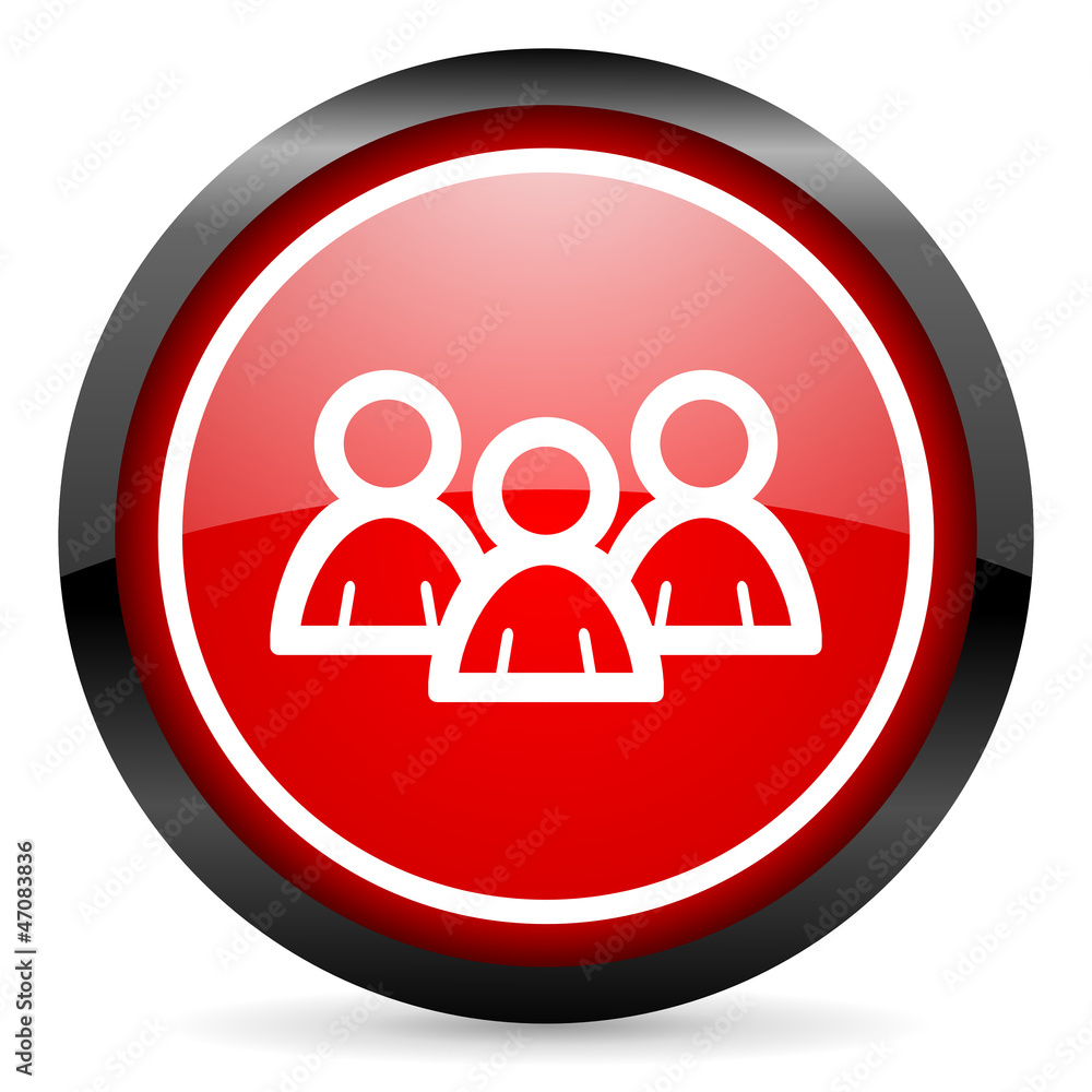 forum round red glossy icon on white background forum round red glossy icon on white background