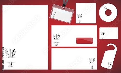Design of corporate identity kit_Restaurant