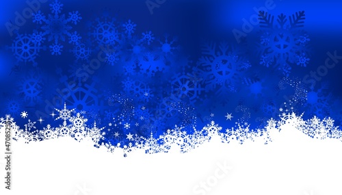 christmas background with snowflake