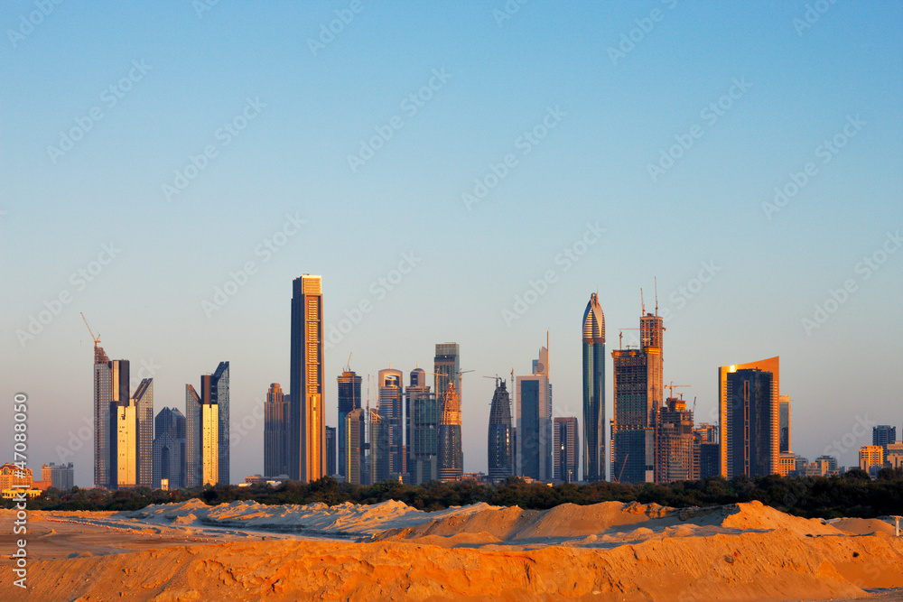 Fototapeta premium Dubai was just desert just 30 years ago