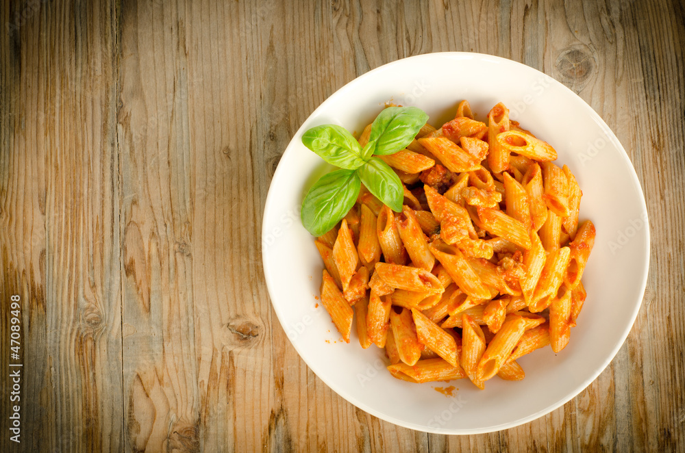 Mezze penne al ragù di carne