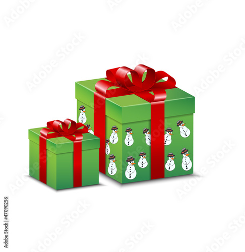 Green Christmas presents