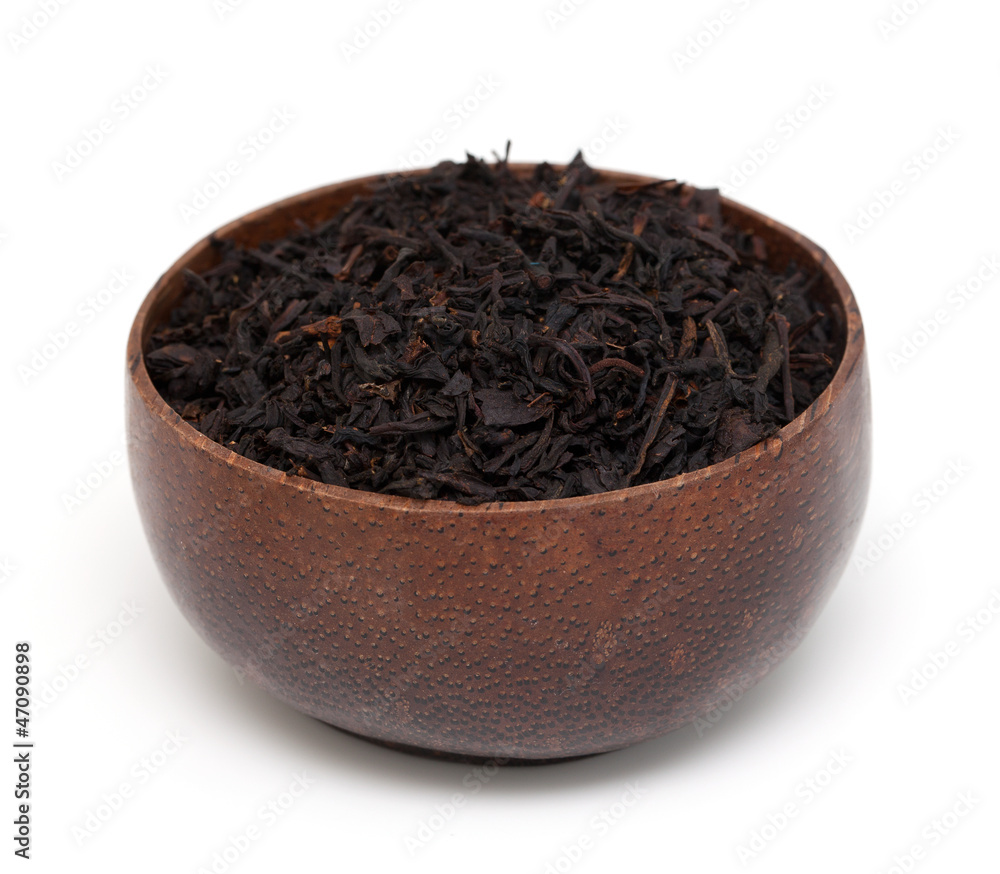 tea on wooden bowl tea on wooden bowl