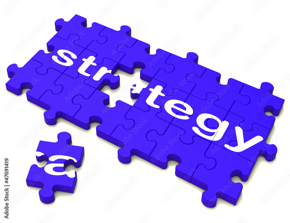 Strategy Sign Showing Planning And Tactics Strategy Sign Showing Planning And Tactics