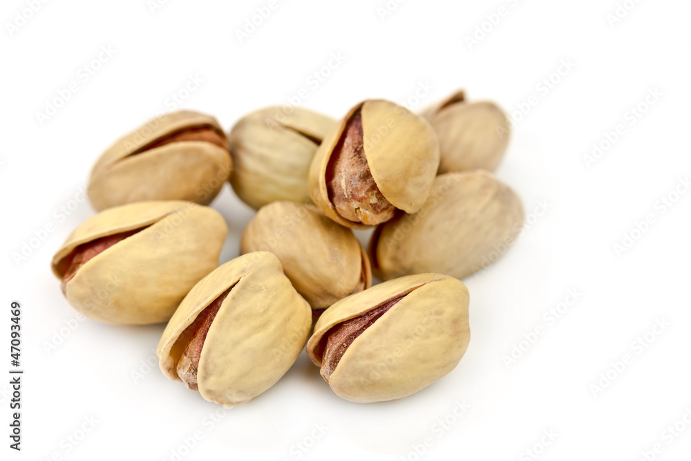 Pistachio nuts isolated Pistachio nuts isolated