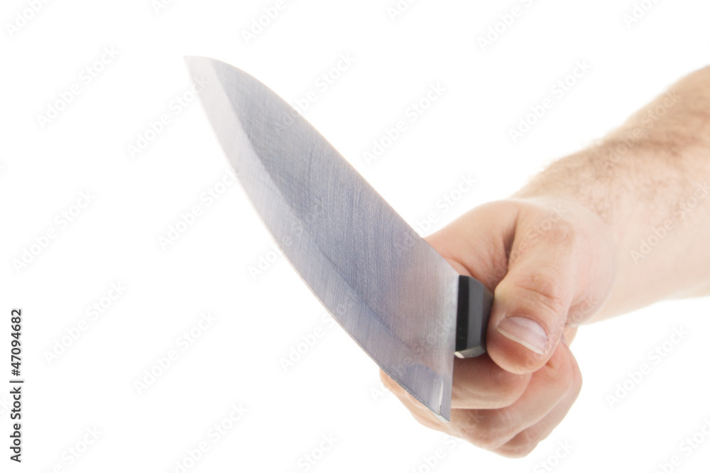 Hand with knife Hand with knife