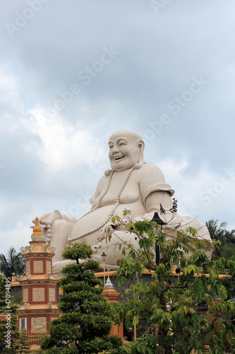 Happy Buddha - Vinh Trang pagoda