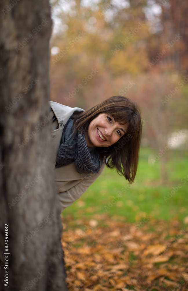 Donna sorridente Donna sorridente