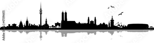 Skyline München Schatten