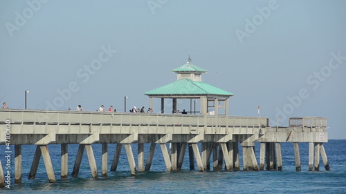 Fidhing pier in South Florida photo