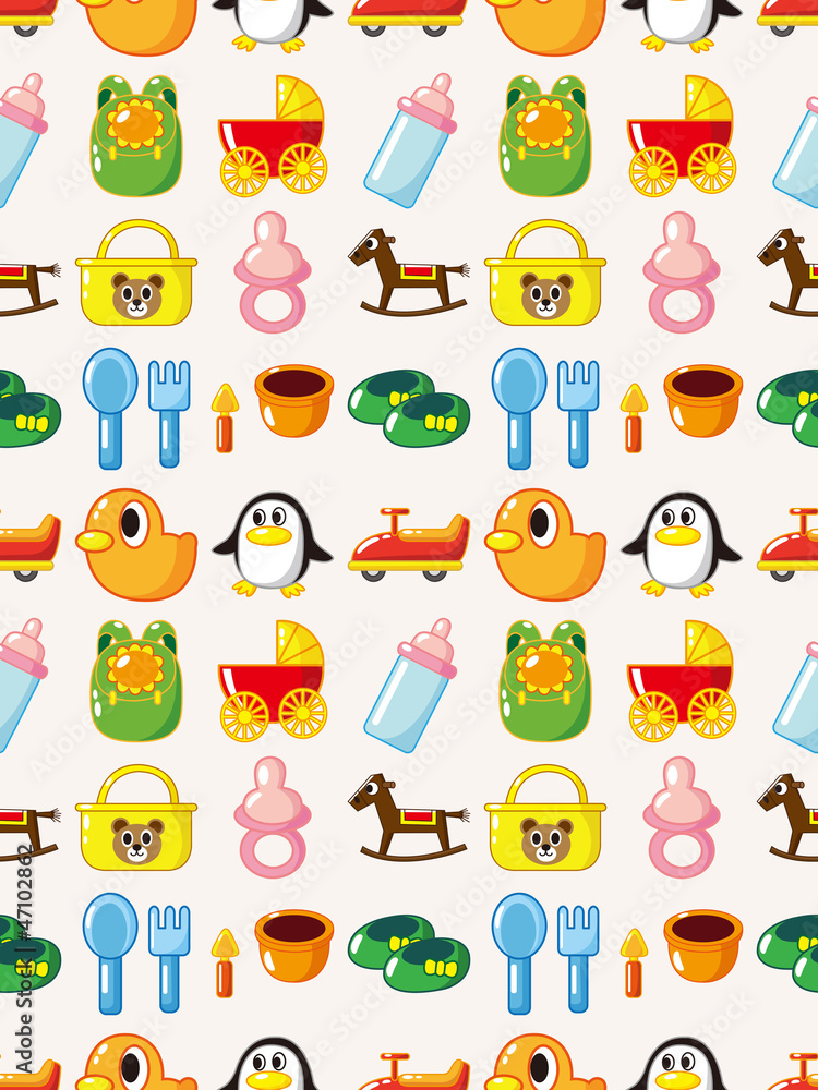 Fototapeta premium seamless baby pattern