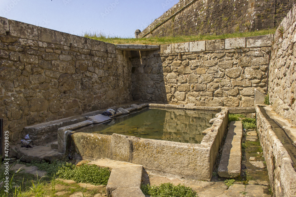 Obraz premium A Medieval dam