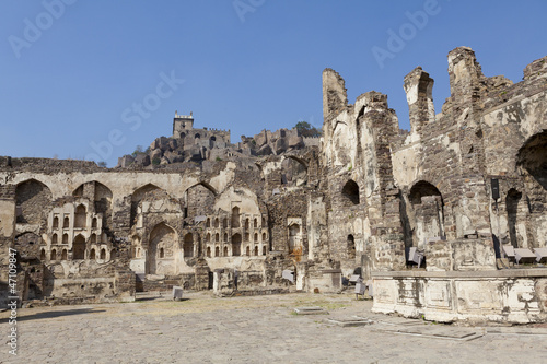 Fototapeta Golconda Fort, Hyderabad, Andhra Pradesh,