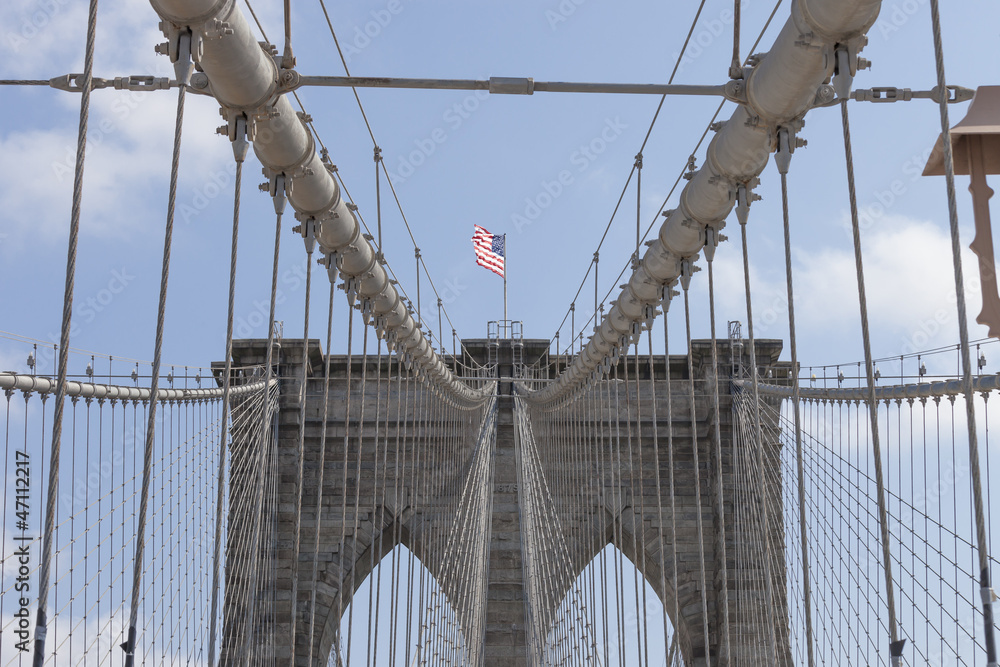 Obraz premium New York - Brooklyn Bridge