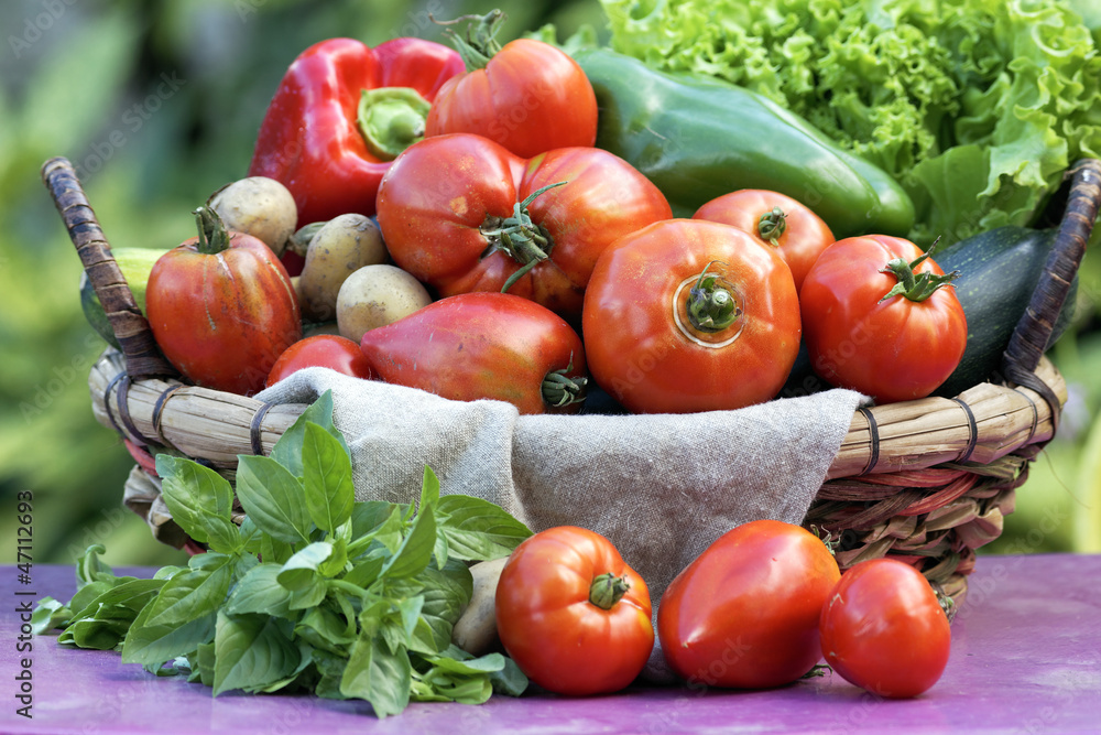 some fresh vegetables some fresh vegetables