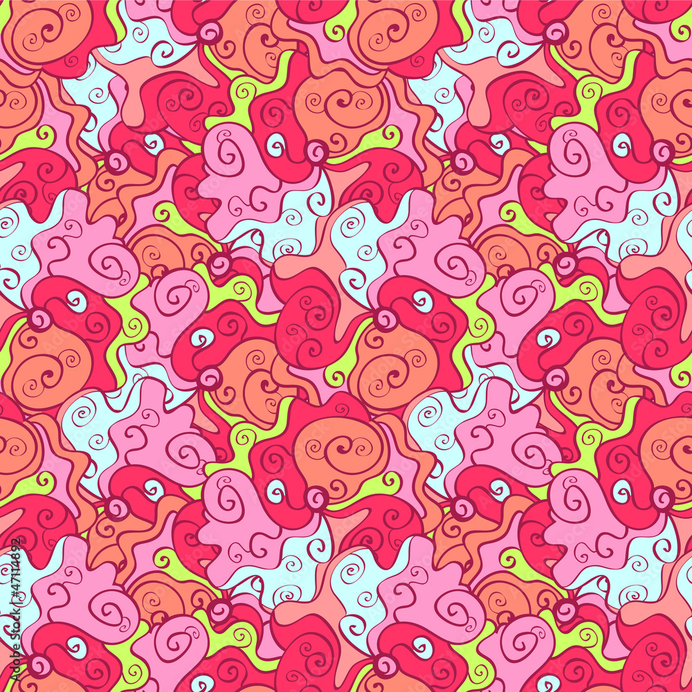 Beautiful colorful seamless pattern