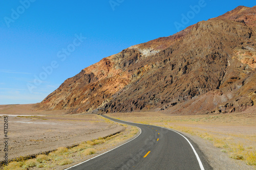 Death Valley Road Curve