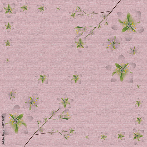Spring material pattern background