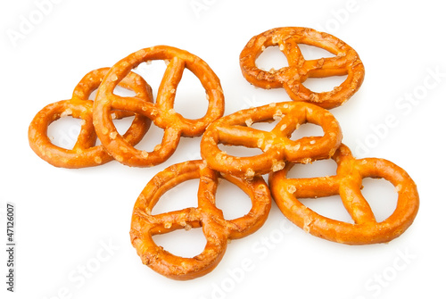 Fototapeta pretzel many