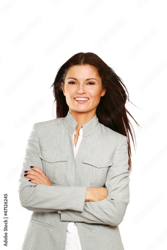 Portrait of beautiful business woman standing Portrait of beautiful business woman standing