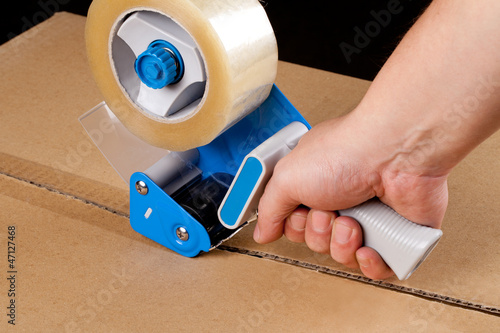 Packaging tape dispenser photo