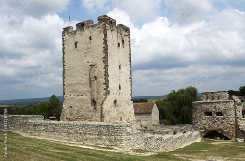 Kinizsi Castle in Nagyvazsony,Hungary photo