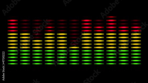 music graphic equalisers and audio analysis clip