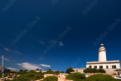 Formentor Lighthouse in Mallorca polarising filter