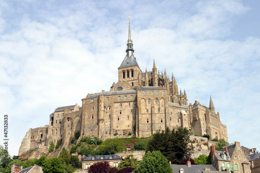 Abbey Mont Saint-Michel in France, Normandy