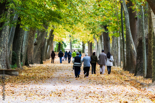 Paseo Parque en Otoño